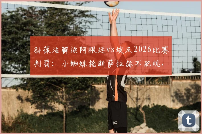 孙葆洁解读阿根廷vs埃及2026比赛判罚：小蜘蛛抢断萨拉赫不犯规，争议动作分析完整回放